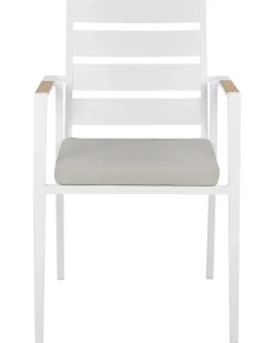 Outlet Beliani TAVIANO Metallo Grigio Bianco Marrone Grigio