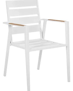 Outlet Beliani TAVIANO Metallo Grigio Bianco Marrone Grigio