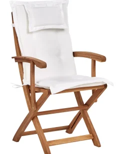 Online Beliani MAUI II Legno d'acacia Bianco sporco Bianco Marrone