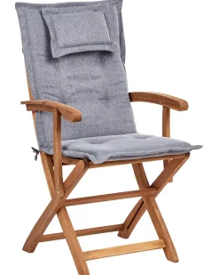 Hot Beliani MAUI II Legno d'acacia Grigio Grigio Marrone