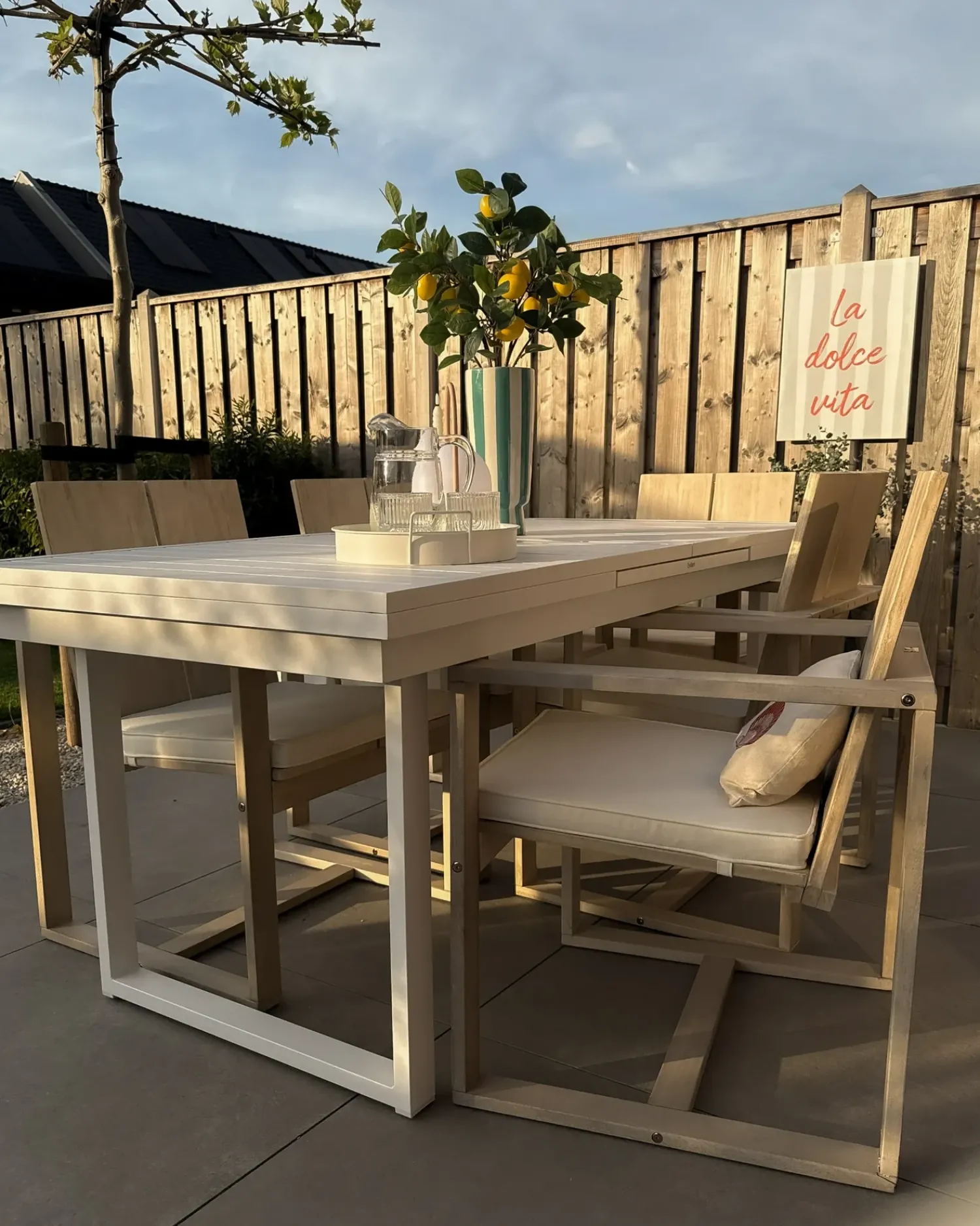 Best Beliani AZZANELLO Legno d'acacia Bianco sporco Bianco Marrone