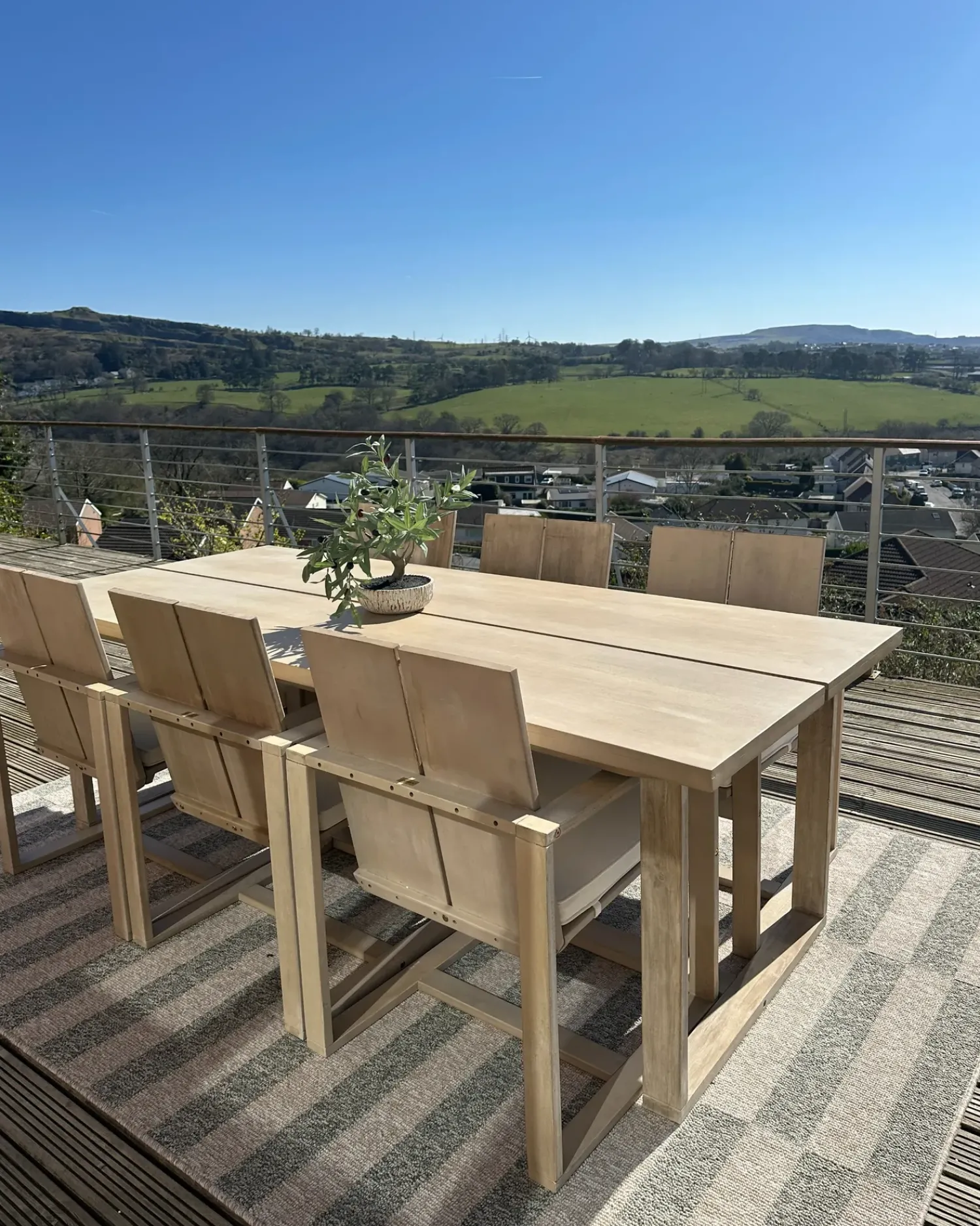 Best Beliani AZZANELLO Legno d'acacia Bianco sporco Bianco Marrone