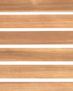 Outlet Beliani MICCIANO Legno d'acacia Bianco sporco Bianco Marrone