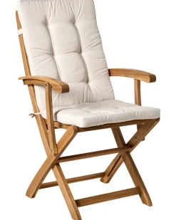 Beliani MAUI PREMIUM Legno d'acacia Beige chiaro Beige Marrone