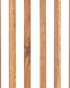 Beliani MAUI PREMIUM Legno d'acacia Beige chiaro Beige Marrone
