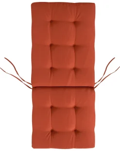 New Beliani MAUI PREMIUM Legno d'acacia Rosso Marrone Rosso