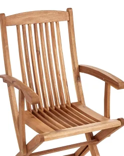 Discount Beliani MAUI PREMIUM Legno d'acacia Grigio chiaro Grigio Marrone