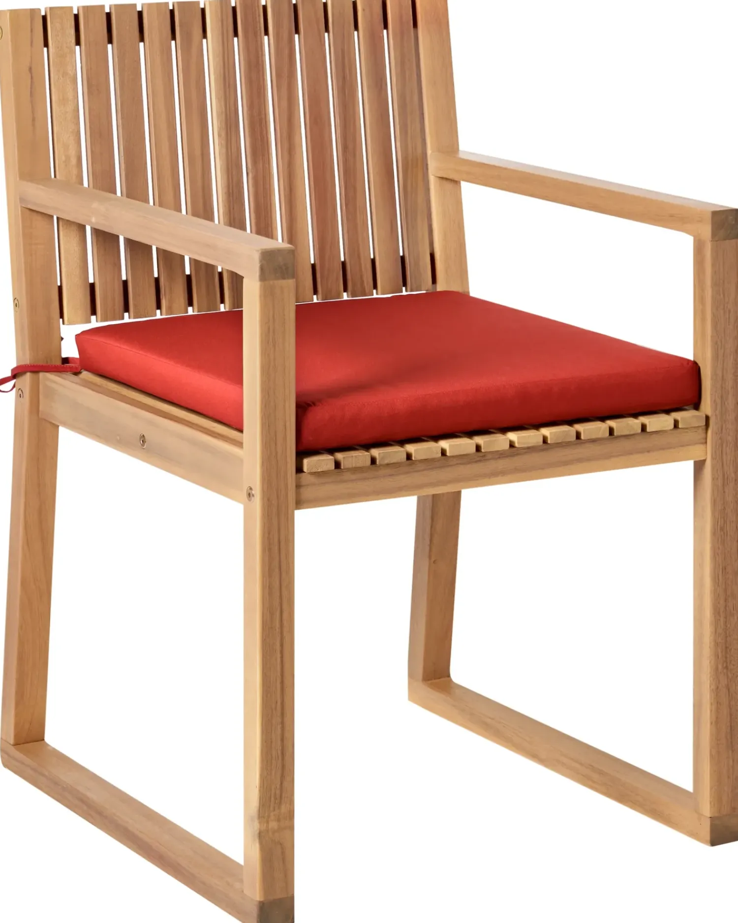 Clearance Beliani SASSARI PREMIUM Legno di acacia certificato Rosso Rosso Marrone