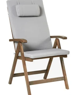 Online Beliani AMANTEA PREMIUM Legno d'acacia Grigio chiaro Marrone Grigio