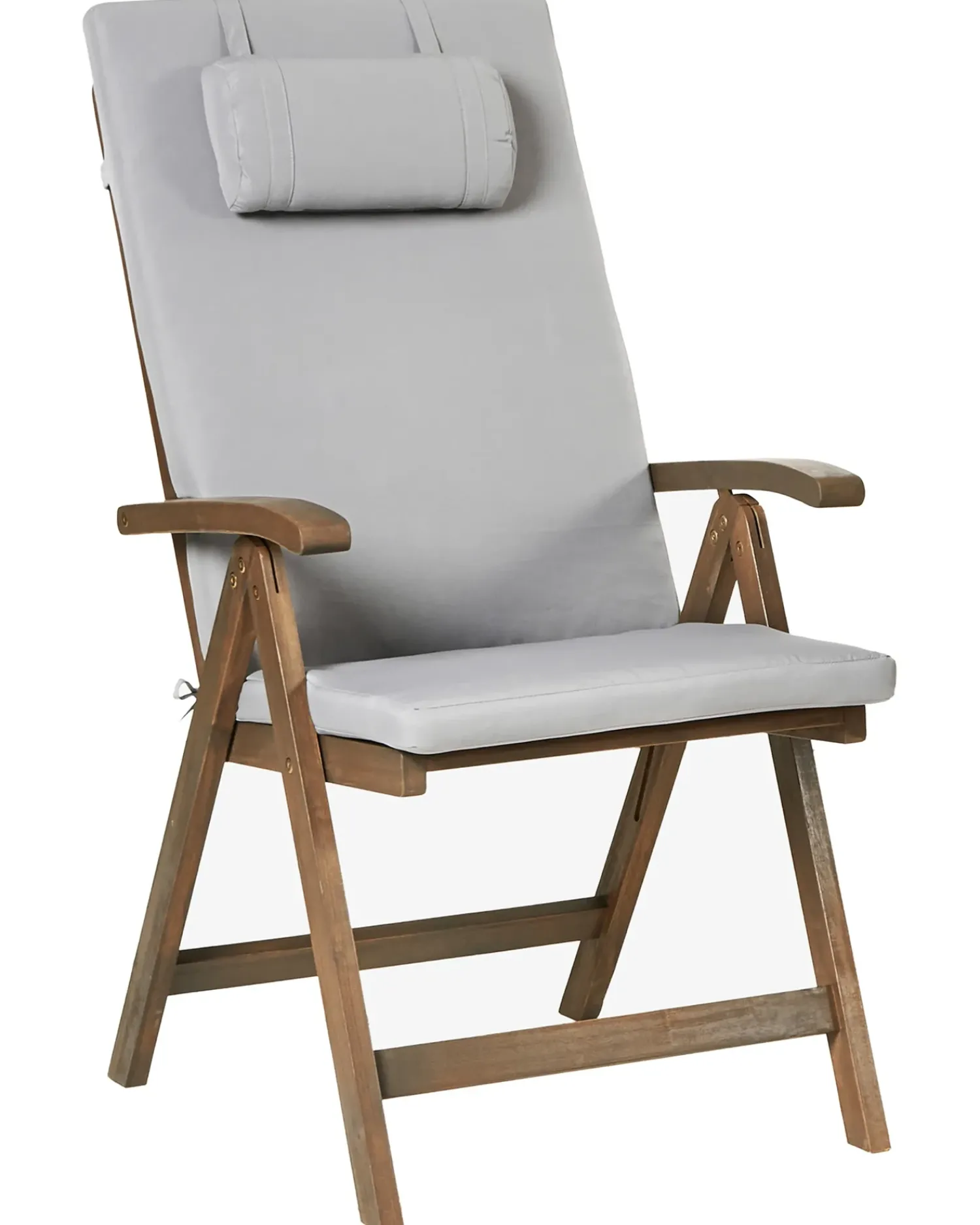 Online Beliani AMANTEA PREMIUM Legno d'acacia Grigio chiaro Marrone Grigio