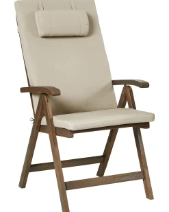 Clearance Beliani AMANTEA PREMIUM Legno d'acacia Tortora Beige Marrone