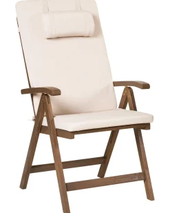 Hot Beliani AMANTEA PREMIUM Legno d'acacia Beige chiaro Beige Marrone