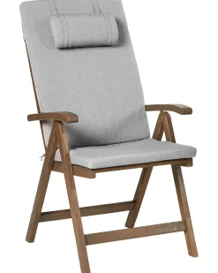 Hot Beliani AMANTEA PREMIUM Legno d'acacia Grigio melange Marrone Grigio