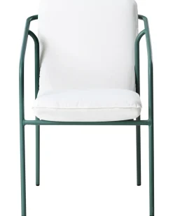 Outlet Beliani ASCIANO Metallo Verde Bianco Verde