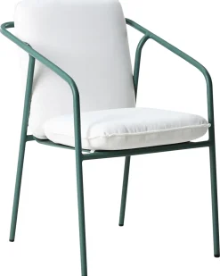 Outlet Beliani ASCIANO Metallo Verde Bianco Verde