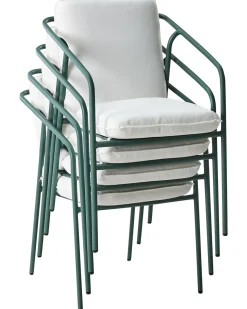 Clearance Beliani ASCIANO Metallo Verde Bianco Verde