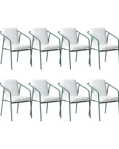 Clearance Beliani ASCIANO Metallo Verde Bianco Verde