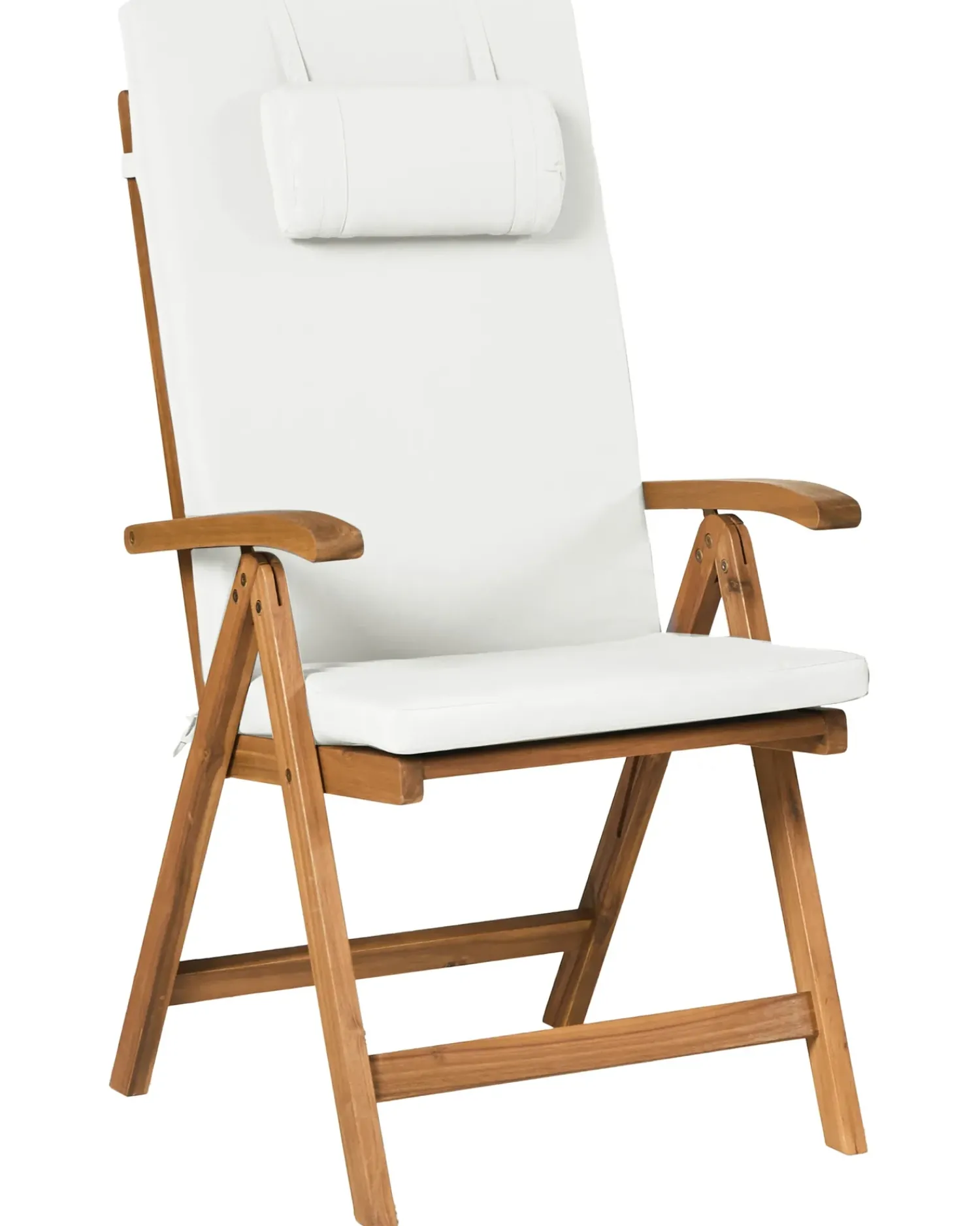 Hot Beliani JAVA PREMIUM Legno d'acacia Bianco sporco Bianco Marrone