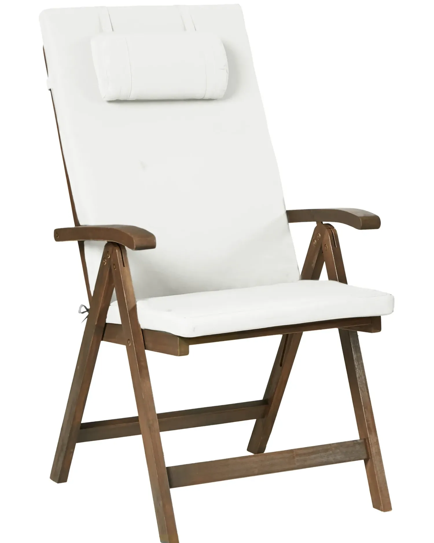 Discount Beliani AMANTEA PREMIUM Legno d'acacia Bianco sporco Bianco Marrone