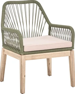 Discount Beliani OLBIA Verde oliva Beige Marrone Verde
