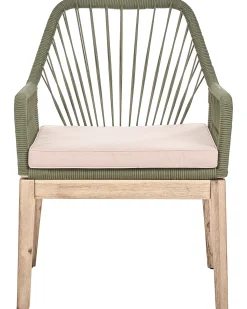 Discount Beliani OLBIA Verde oliva Beige Marrone Verde