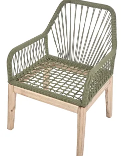 Discount Beliani OLBIA Verde oliva Beige Marrone Verde