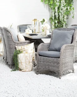 Hot Beliani CASCAIS Rattan sintetico (PE) Grigio