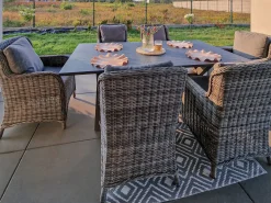 Hot Beliani CASCAIS Rattan sintetico (PE) Grigio