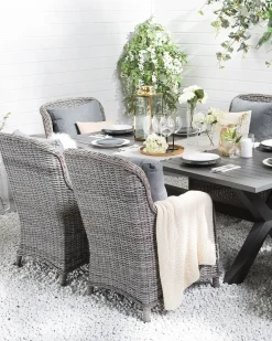 Hot Beliani CASCAIS Rattan sintetico (PE) Grigio