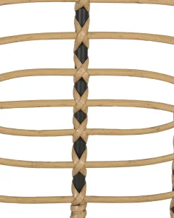 Sale Beliani PRATELLO Rattan sintetico (PE) Naturale Beige Naturale Grigio Nero