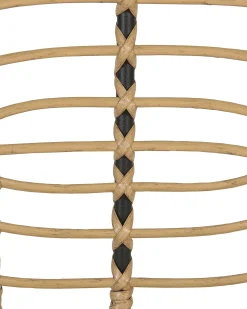 Best Beliani PRATELLO Rattan sintetico (PE) Naturale Beige Naturale Grigio Nero