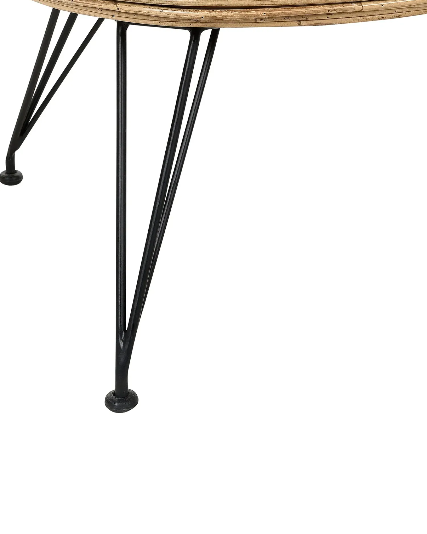 Discount Beliani MARATEA Rattan Naturale Beige Naturale Nero
