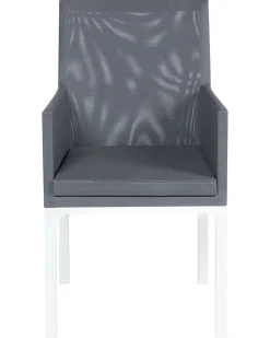 Beliani BACOLI Tessuto Grigio scuro Bianco Grigio
