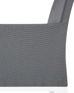 Beliani BACOLI Tessuto Grigio scuro Bianco Grigio