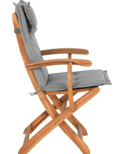 Clearance Beliani MAUI Legno d'acacia Grigio Grigio Marrone