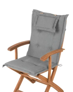 Clearance Beliani MAUI Legno d'acacia Grigio Grigio Marrone