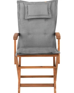 Clearance Beliani MAUI Legno d'acacia Grigio Grigio Marrone