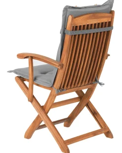Clearance Beliani MAUI Legno d'acacia Grigio Grigio Marrone