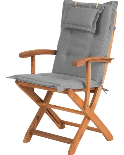 Clearance Beliani MAUI Legno d'acacia Grigio Grigio Marrone