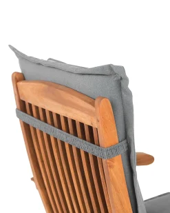 Clearance Beliani MAUI Legno d'acacia Grigio Grigio Marrone