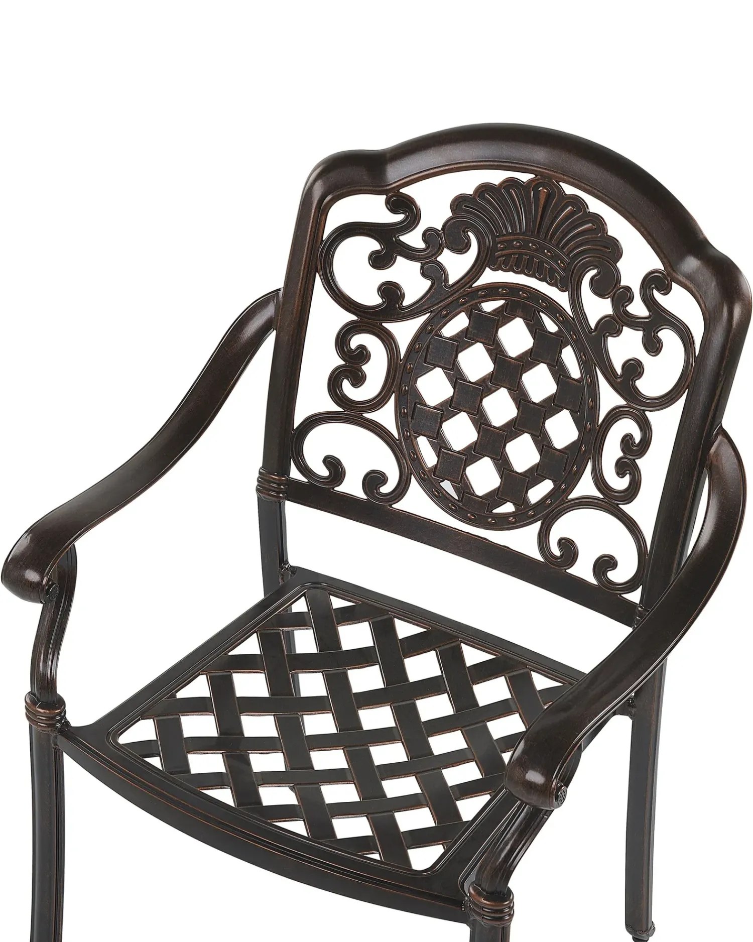 Clearance Beliani SALENTO Metallo Marrone scuro Beige Marrone