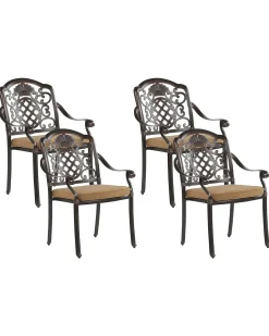 Clearance Beliani SALENTO Metallo Marrone scuro Beige Marrone