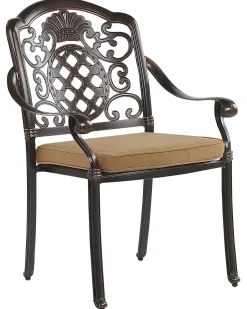 Clearance Beliani SALENTO Metallo Marrone scuro Beige Marrone