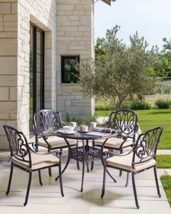 New Beliani ANCONA Metallo Marrone scuro Beige Marrone
