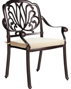 New Beliani ANCONA Metallo Marrone scuro Beige Marrone