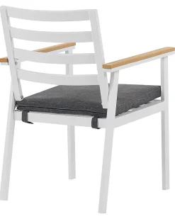 Outlet Beliani CAVOLI Metallo Grigio Bianco Grigio Marrone
