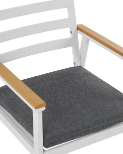 Outlet Beliani CAVOLI Metallo Grigio Bianco Grigio Marrone