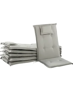 Sale Beliani JAVA Legno d'acacia Tortora Beige Grigio Marrone