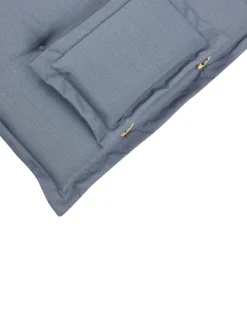 Hot Beliani JAVA Legno d'acacia Blu Blu Marrone
