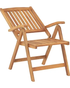 Discount Beliani JAVA Legno d'acacia Bianco sporco Bianco Marrone